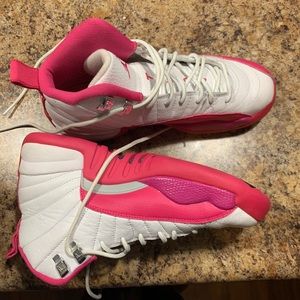 Jordan pink and white
